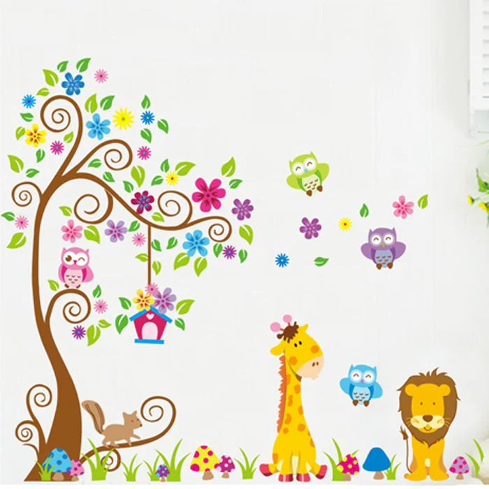 Foreign trade large DIY cartoon stickers children room decoration size 60x90 df5210AB
