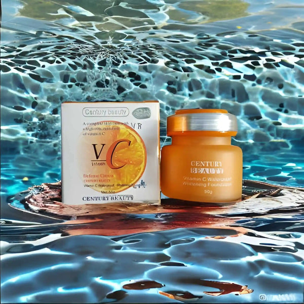 Century Beauty Vitamin C VC Waterproof Whitening Foundation - Defense Cream 50g  cbfogz1b-k