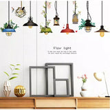 Cool Light Retro sticker SK9364 (90x60) Wall Sticker - multicolour
