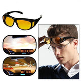 1 Pieces HD Day &amp; Night Vision Wrap Around Glasses | NIGHT VISION GLASSES FOR MEN | Car Anti-Glare Goggles Sunglasses Man Motorcycle Driving Glasses