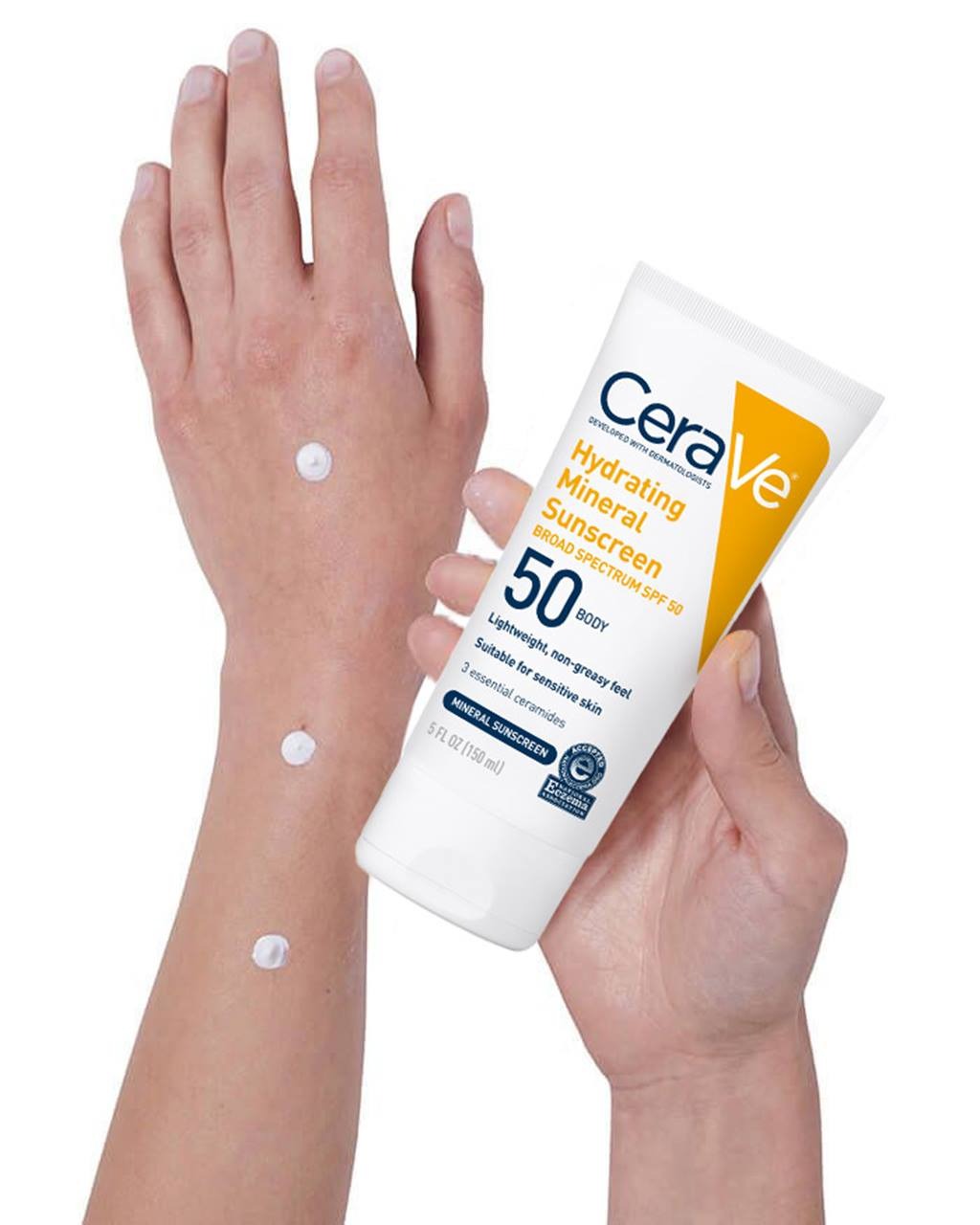 CeraVe Hydrating Mineral Sunscreen SPF 100 ml - CeraVe Hydrating Sun Block | Best Skin Care Sunscreen