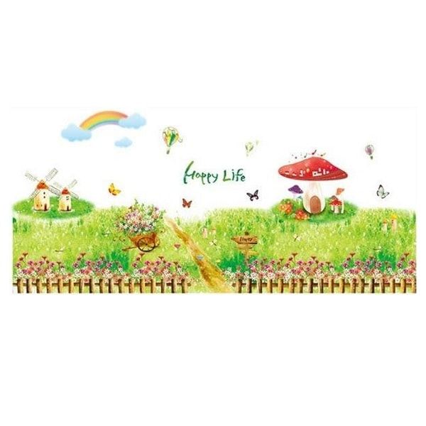 JIAPAI Mushroom Wall Stickers for Kids size 60x90 ay9072