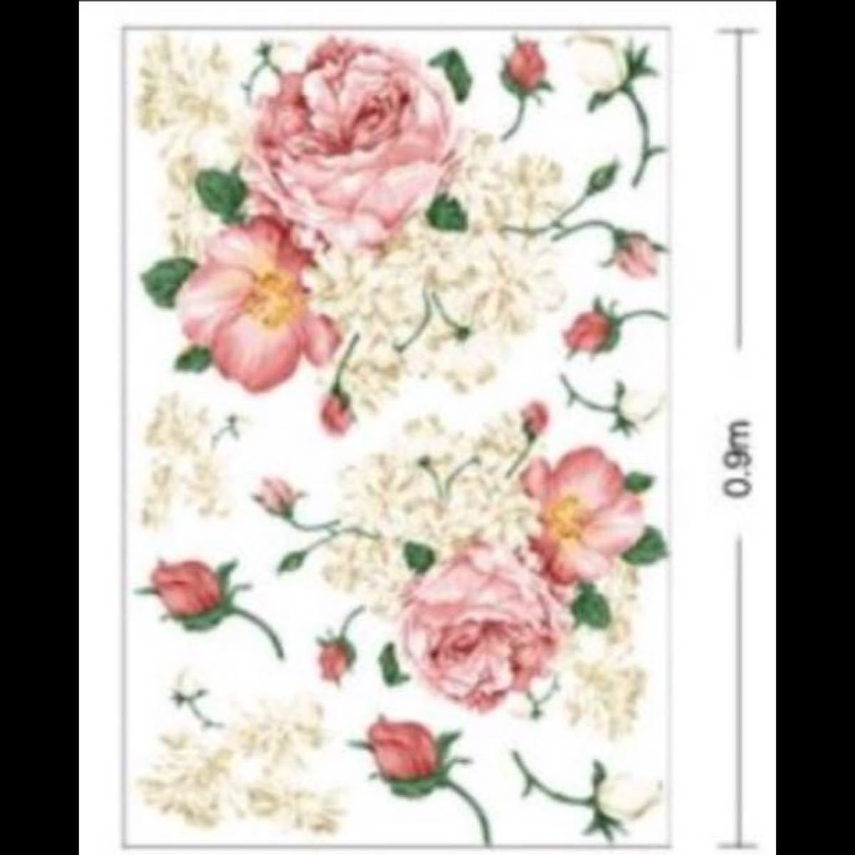 Wall stickers, decals, roses, flowers, flower garden, large flowers, white flowers, white flowers, floral decor, interior decoration, mood change, bouquet nice! size50x70  dm570098
