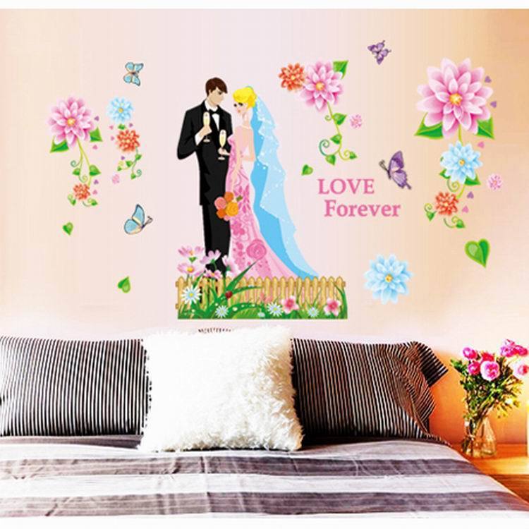 Wall Decor, Wallpaper, Wall Stickers, Beautiful Finish, Kids' Room, Wall Sheet, Redecoration, Wall Decor, Change the Atmosphere, Wedding nice! size 60x90 mj9505