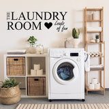 Creative Laundry Room Wall Sticker Home Decor Washing Machine Decorative Alphabet Decals Room Decor Decoration Wallpaper Poster size 20x60 dz029