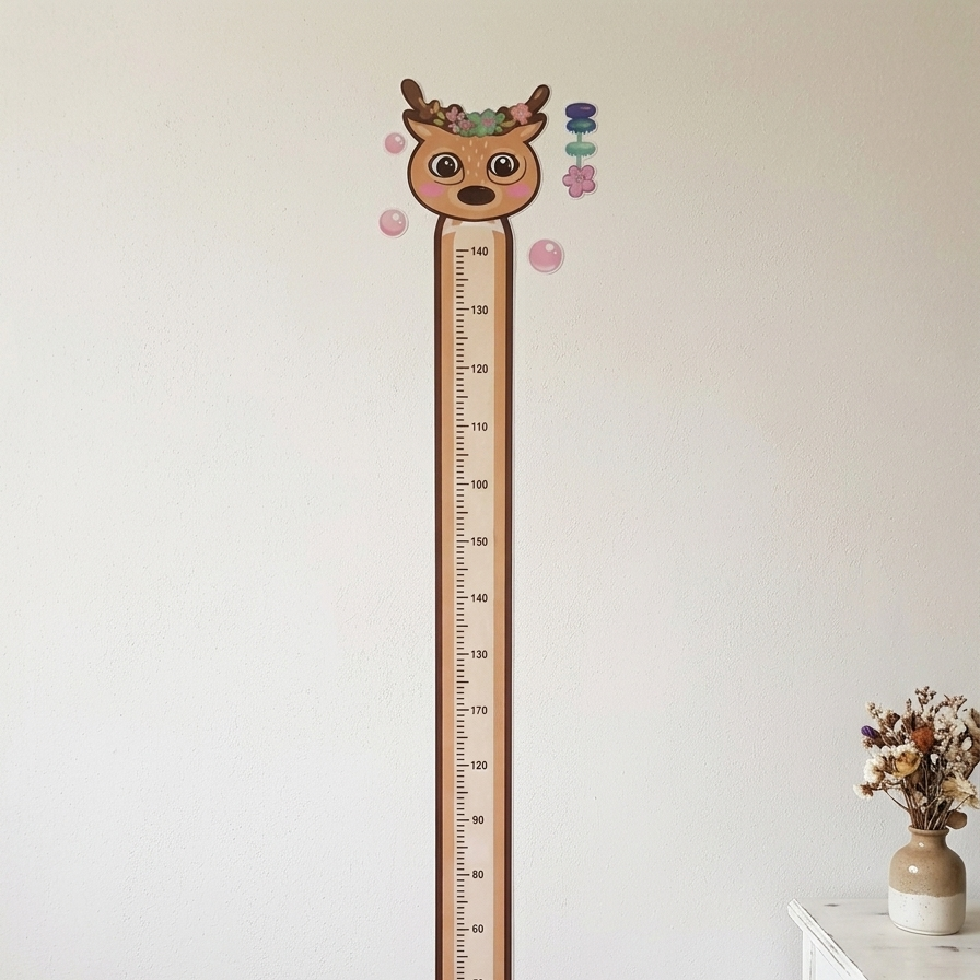 Kids Height Wall Chart Kids Growth Height Chart - Wooden ..size 50x70 sk6090