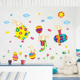 Wall sticker Eggs and Rabbit XLs7198 size (70x50) Stiker Dinding