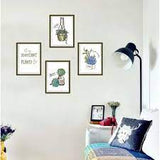WALLSTICKER PLANTS AND FRAME size 50x70 hm71005