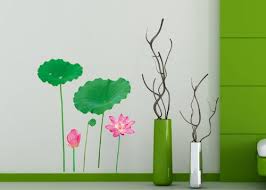 TipTop Wall Stickers Pretty Lotus Pattern size 50x70 dm350010