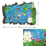 Ready Wall Stiker 60X90 Xh9219 Fish Lotus Pool Walstiker Wallsticker -Berkualitas