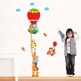 Colourfulworld Balloon & Animal Growth Chart, tape measure height chart wall stickers sheet 50 x 70Dm570130 Colourfulworld Balloon & Animal Growth Chart, tape measure height chart wall stickers sheet 50 x 70 dm570130