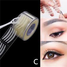 600pcs Eye Lift Strips Double Eyelid Tape Clear Gray Eyelid Stripe Big Eyes Invisible Double Fold Eyelid Sticker Makeup Tool