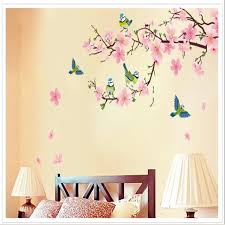 Wall Sticker Artist House Decoration Graphic Flower Petal Tree Xh917