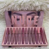 Qoiden Rose New Nude 12Pcs Lipgloss Set