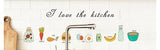 JAAMSO ROYALS Wall Tiles Stickers Waterproof, Kitchen Stickers for Wall, Wall Sticker size 60x90 nc026