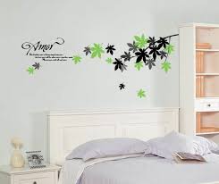 Summer Maple Wall Sticker, Wallpaper Sticker, Rental Friendly, Removable, DIY, Redecoration, Interior, Maple, Love, Amor, Leaf size 50x70 ay718