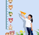 Home Removable Cartoon Height Chart Measure Decal Wall Sticker DIY size 45x60cm  am025