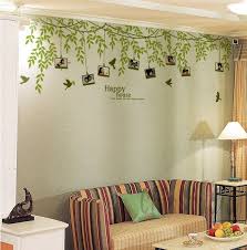 BEST OF BEST Leaves Bird Photo Frame Wall Sticker Home Decal Removable PVC Murals Wallpaper Girls Boys Kids Baby Nursery Bedroom Living Room Bathroom Kitchen Window Playroom Decor zize 60x90 xl8331