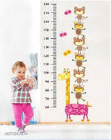Dandy Poly Vinyl Giraffe Height Chart Wall Sticker size 60x90 ay862