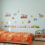 Stickere copii- Masinute avioane, size 40x180cm dm350013