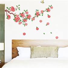 UberLyfe Shades of Pink Falling Flowers Wall Sticker Size 50x70  dlx511
