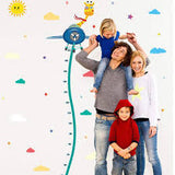 Gadgets Wrap Vinyl Giraffe Height Measurement Cartoon Wall Sticker for Kids Room Bedroom  size 50x70 sk7034