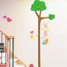 Stickers Muraux Auto-Adhésifs Autocollants Pour Hauteur De Chambre D'Enfants Dessin Animé Girafe Hauteur Pieds École Maternelle Décoration Stickers Muraux-Plinthe De Poussin Mignon_Extra Large size 60x90 ay904