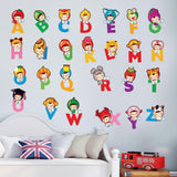 JAAMSO ROYALS Kid 's Room Cartoon Learning to Read Pictures Baby English Animal Letters Education Alphabet ' Wall Sticker (PVC Vinyl, 60 cm X 45 cm, Children's Room Décor Stickers)  size  45x60  lc6002