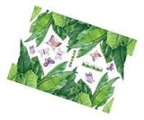 Stylish Nordic Plant Wall Stickers, Cafe, Modern, Window, Monstera, Leaf, Green, Grass, Banana Leaf, Butterfly, Kitchen, Kids Room, Toilet, Interior Decor size 50x70 sk7201