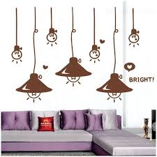 Solimo Wall Sticker for Home (Beautiful Hanging Lights) size50x70 dm4560007