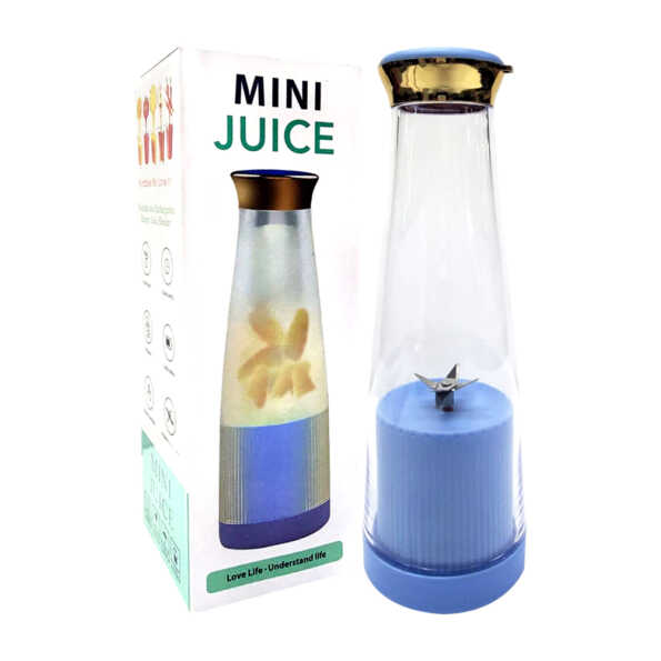 Portable &amp; Rechargeable Battery Mini Juice Blender | Electric Juicer, Anti Drip Blender, Mini Shake Smoothie Blender, Portable Rechargeable Juicer (Random color)
