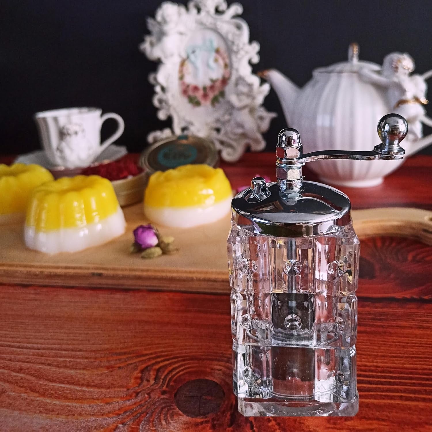 Saffron Grinder Simple | Portable Pepper Mill | Best Quality Pepper &amp; Saffron Grinder - Portable Grinder 