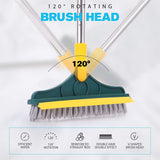 2 In 1 Floor Cleaning Brush Bathroom Tile Windows Floor Cleaning Brush With 120° Rotatable Head – Multipurpose Bathroom Floor Cleaning Brush – Floor Brush Scrubber | Floor Cleaning Brush
