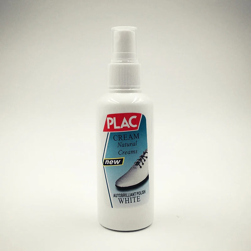 PLAC White Shoe Polish Spray – Magic Instant Cleaner for White Shoes (250ml)