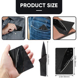 CardSharp Folding Credit Card Knife by Iain Sinclair – Ultra Slim, Lightweight, Surgical Steel Blade, Pocket-Sized, Wallet-Friendly Safety Knife for Everyday Carry | Credit Card Shape Knife |