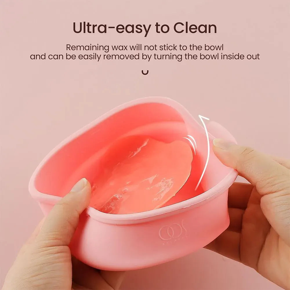 Portable Foldable 400ML Silicone Wax Warmer – Travel-Friendly Hair Removal Heater for Body &amp; Spa Use |Random Color