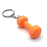 01 PCs Dumbbell Keychain Pendant PVC Barbell Men Car Key Chain Creative Sport Fitness Club Commemorative Small Gift | Key-Chain For Boys &amp; Men's ( Random Color )
