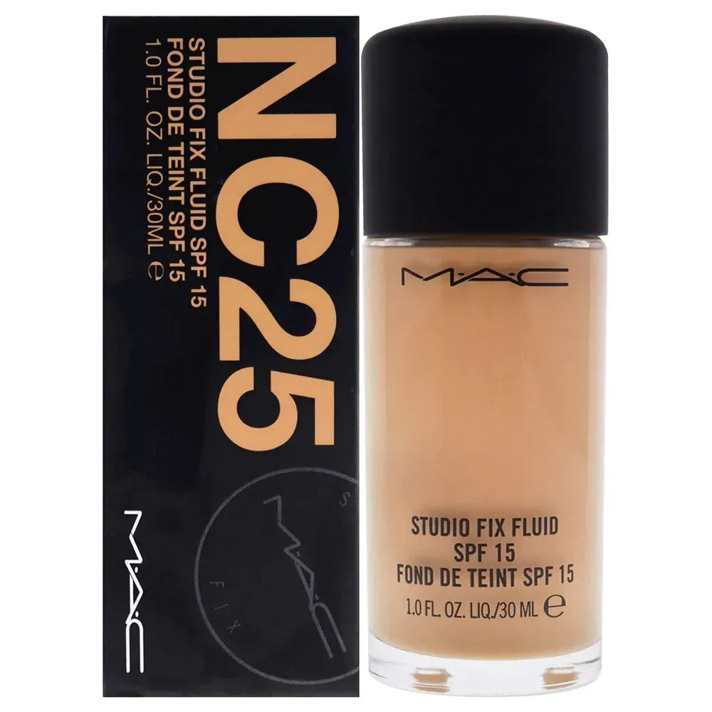 Matte Liquid Foundation with SPF15 –  | Full Coverage, Long-Lasting - NC 25