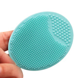 Soft Silicone Face Cleansing Brush Pad – Gentle Facial Washing &amp; Exfoliating Massage Tool for Deep Pore Cleansing | Blackhead Removal &amp; Skin Care | Soft Silicone Face Massager - (Random Colors)
