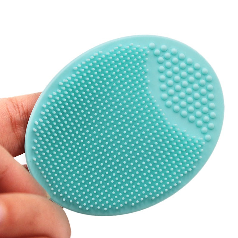 Soft Silicone Face Cleansing Brush Pad – Gentle Facial Washing &amp; Exfoliating Massage Tool for Deep Pore Cleansing | Blackhead Removal &amp; Skin Care | Soft Silicone Face Massager - (Random Colors)