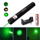 High-Power 303 Green Laser Pointer with Adjustable Focus – Rechargeable 3.7V Battery, Charger &amp; Safety Lock – Rechargeable Green Laser Light, Green Laser Pointer, Green Beam Light