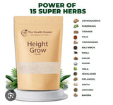 The Health Healer Height Grow Powder – 100% Natural Height Increase Supplement - 100G
