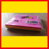 3x3 Inches Sticky Notes Pack – 100 Sheets Per Pad, Strong Adhesive Backing, Easy to Write On, Peel-Off Convenience, Perfect for Home, Office, and School Use (Random Color)