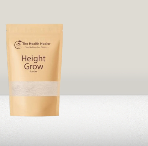 The Health Healer Height Grow Powder – 100% Natural Height Increase Supplement - 100G
