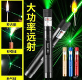 High-Power 303 Green Laser Pointer with Adjustable Focus – Rechargeable 3.7V Battery, Charger &amp; Safety Lock – Rechargeable Green Laser Light, Green Laser Pointer, Green Beam Light