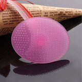 Soft Silicone Face Cleansing Brush Pad – Gentle Facial Washing &amp; Exfoliating Massage Tool for Deep Pore Cleansing | Blackhead Removal &amp; Skin Care | Soft Silicone Face Massager - (Random Colors)