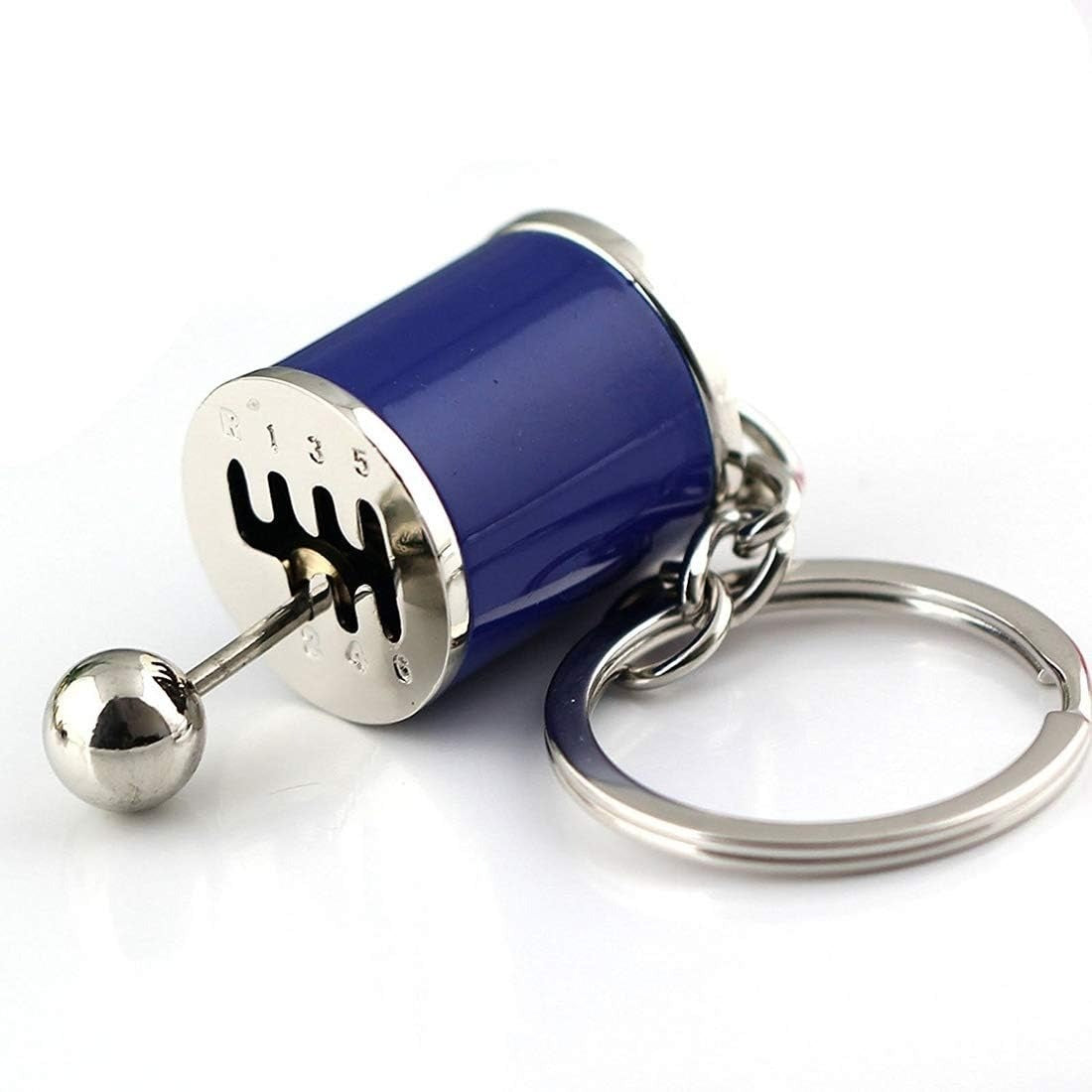 Car Gearbox Manual Transmission Lever Keychain – Metal Pendant Keyring | Key-Chain For Bikes &amp; Cars - Random Color