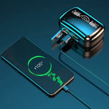 DaMix Original M10 Bluetooth Earbuds – Wireless Earphones with LED Display &amp; Power Bank Case