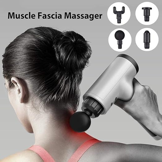 C006 Gold Edition Fascial Gun Massager – High-Power Percussion Therapy Device for Deep Tissue, Muscle Recovery, and Pain Relief | Massage Gun | 