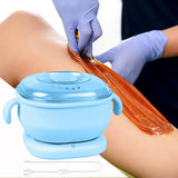 Portable Foldable 400ML Silicone Wax Warmer – Travel-Friendly Hair Removal Heater for Body &amp; Spa Use |Random Color